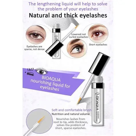 BIOAQUA Eyelash Growth Essence – Nourishing Liquid Eyelash Serum 7ml