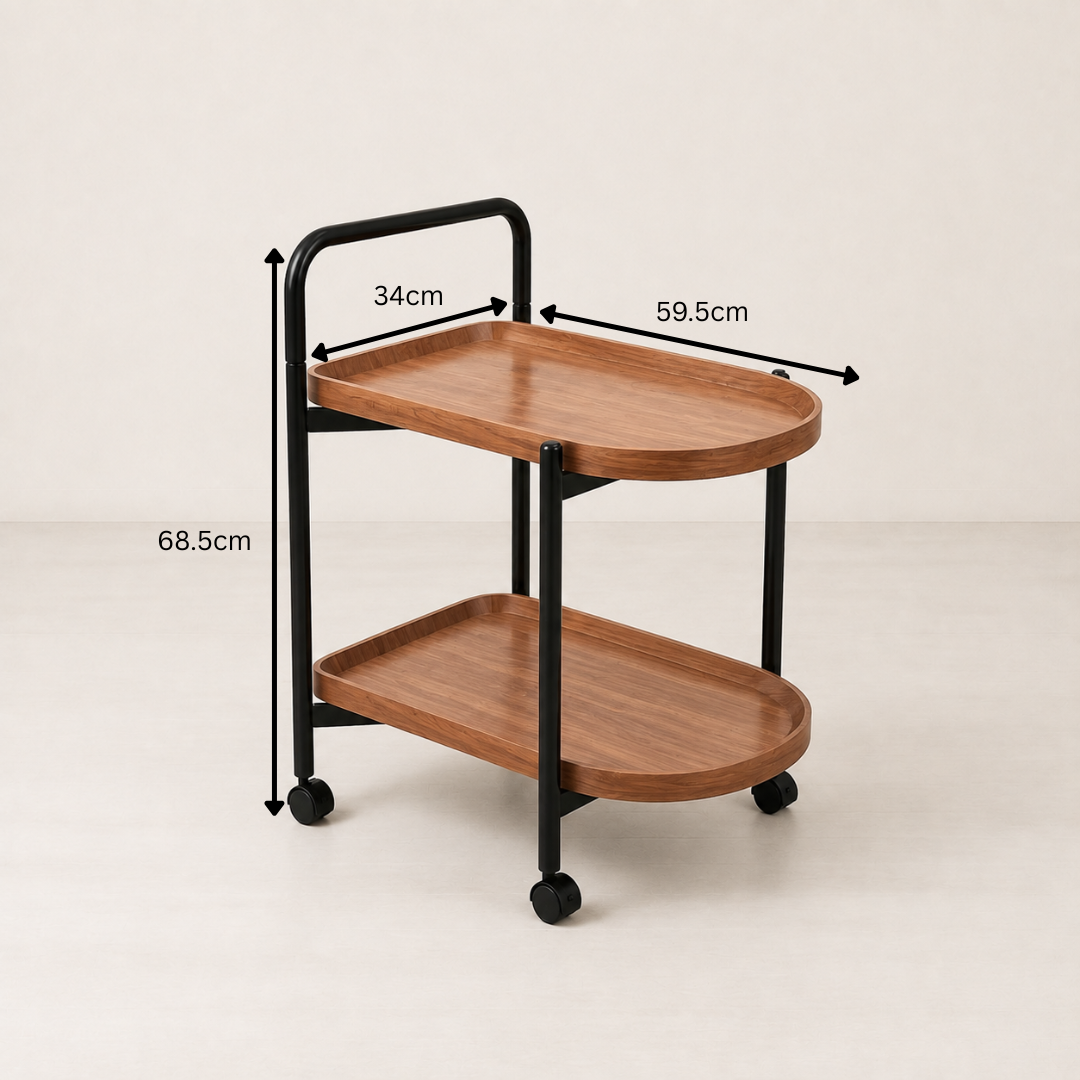 Arden 2-Tier Drinks Trolley
