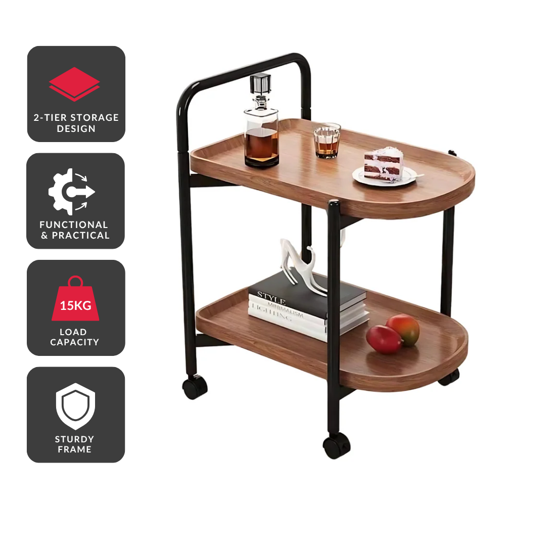 Arden 2-Tier Drinks Trolley