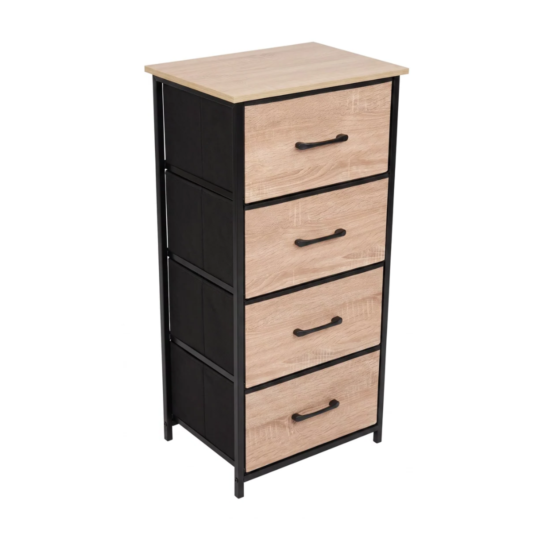 Urban Oak 4-Drawer Tallboy