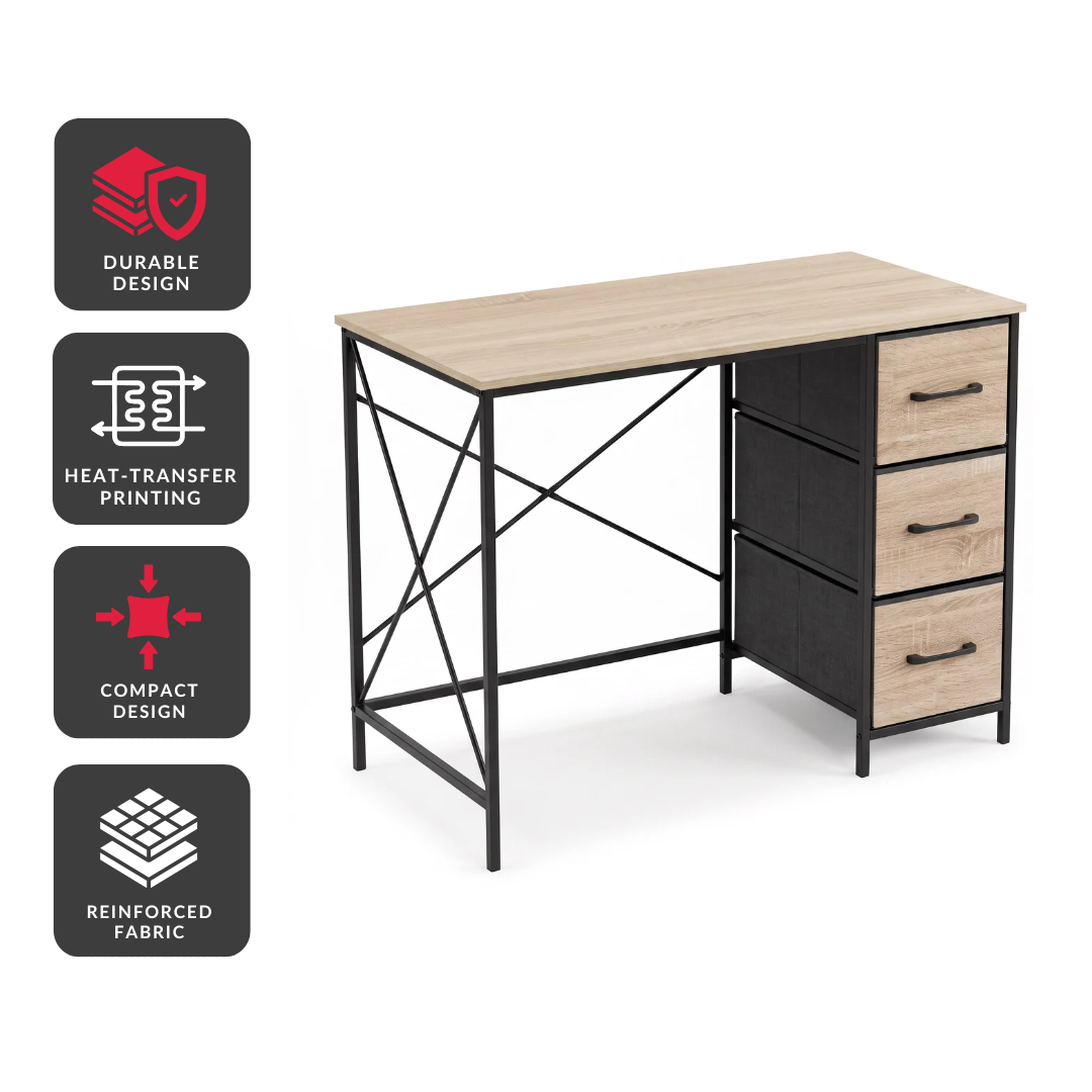 Urban Oak Drawer Desk
