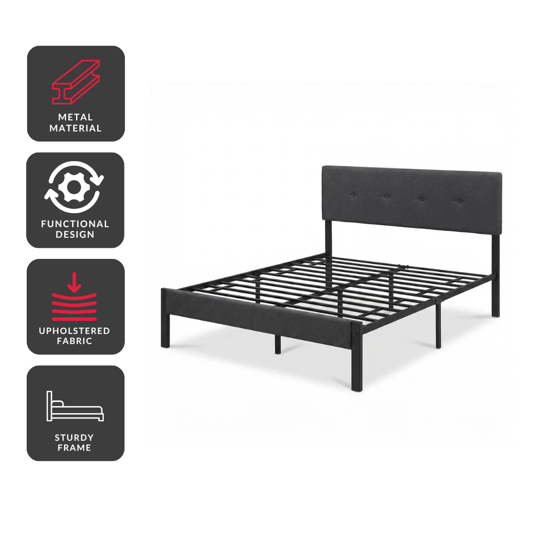 Camden Metal Bed Frame – Queen