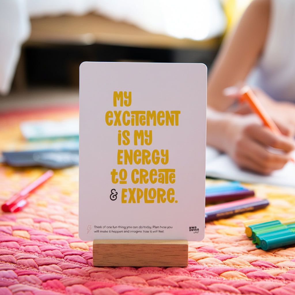 Affirmations & Actions Card Set (age 5+)