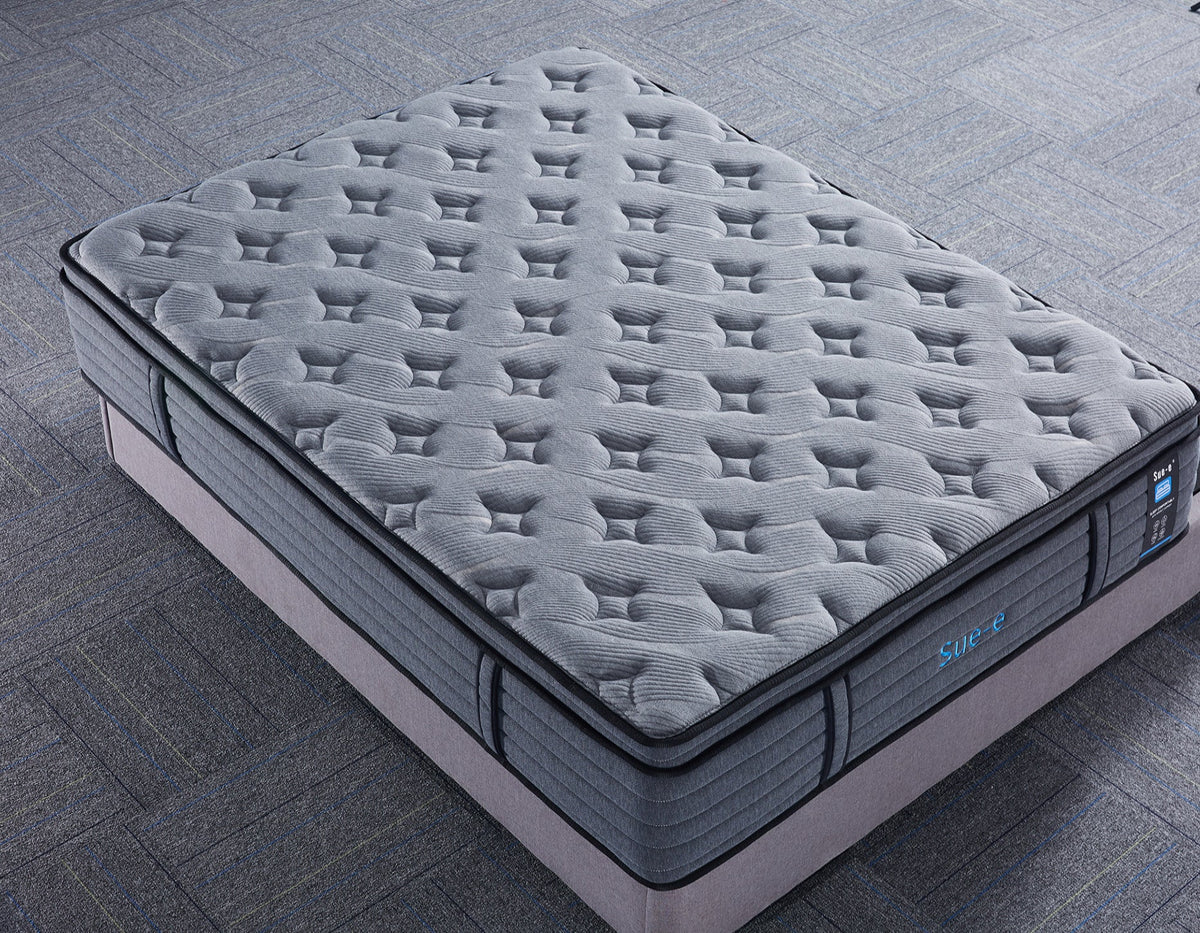'Comfortably' 7 zones pocket spring mattress with memory foam Double Size