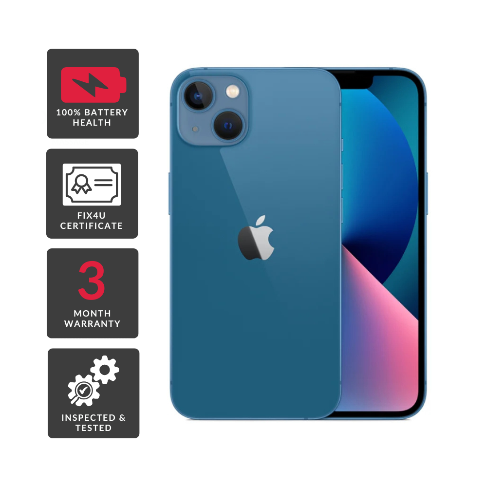 Apple iPhone 13 128GB - Blue, Premium Refurbished