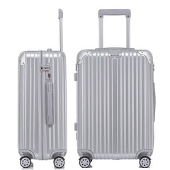 Suitcase set (one 20 inch and one 28 inch) -Silver