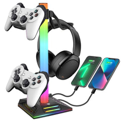 Gaming RGB Controller and Headset Stand