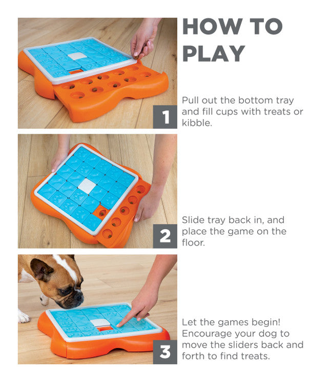 Outward Hound Challenge Slider Interactive Treat Puzzle Dog Toy