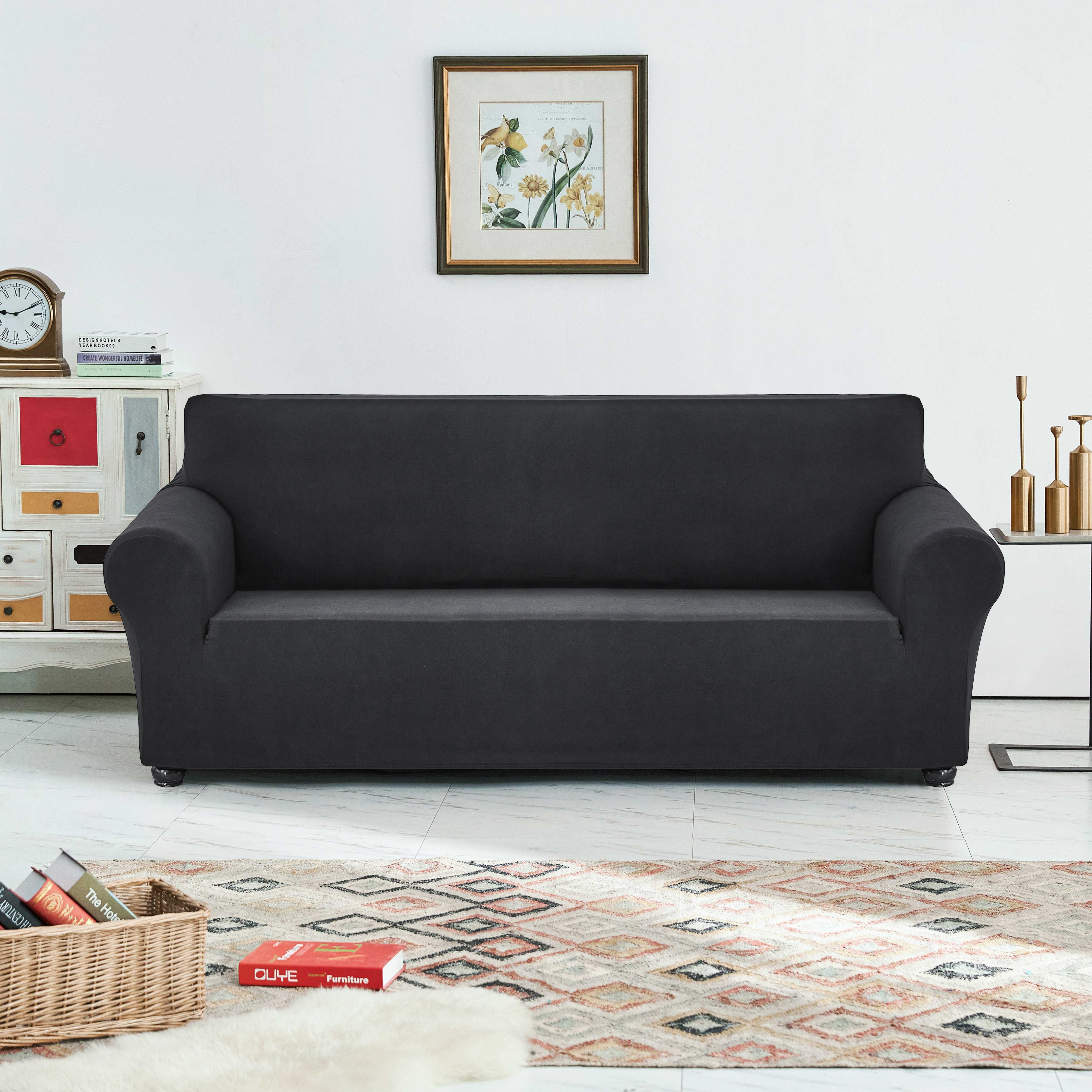 Galaxy Waterproof Sofa Couch Cover Black