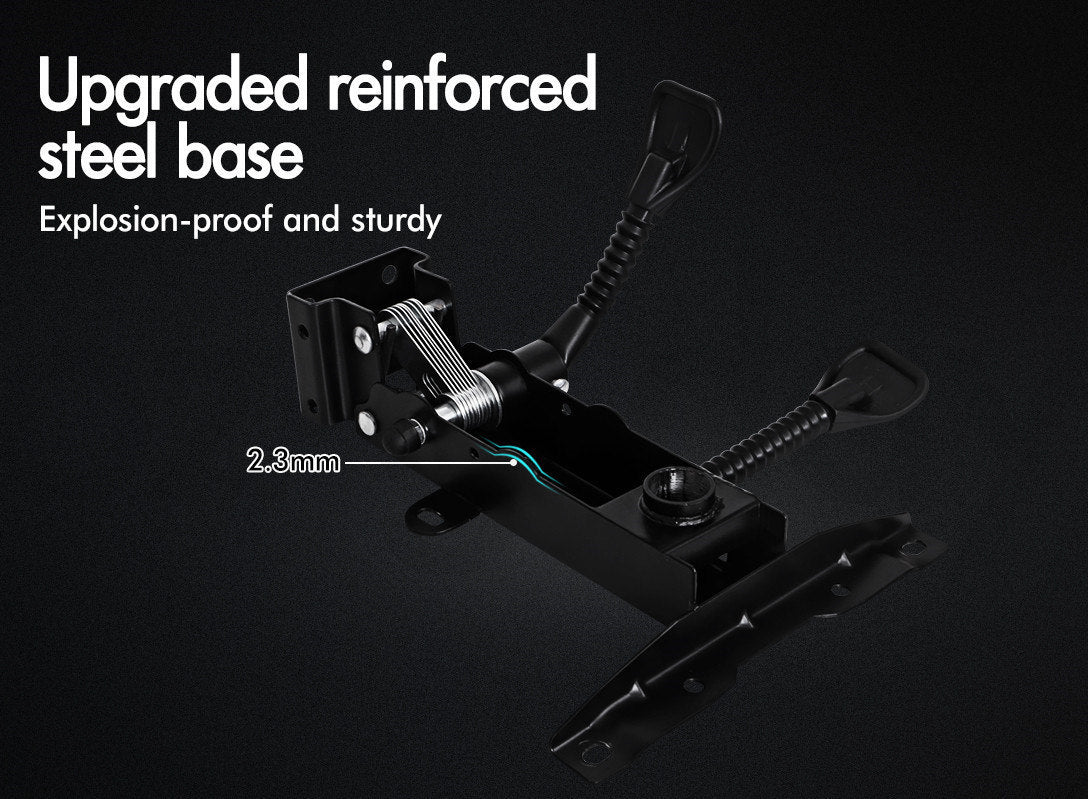 Gaming Chair with Headrest and Lumbar Support - Black Blue (Pre Order)