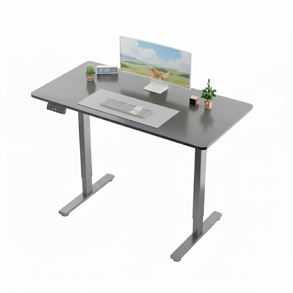 Electra Ergo Single Motor Sit Stand Desk Black 1.4m