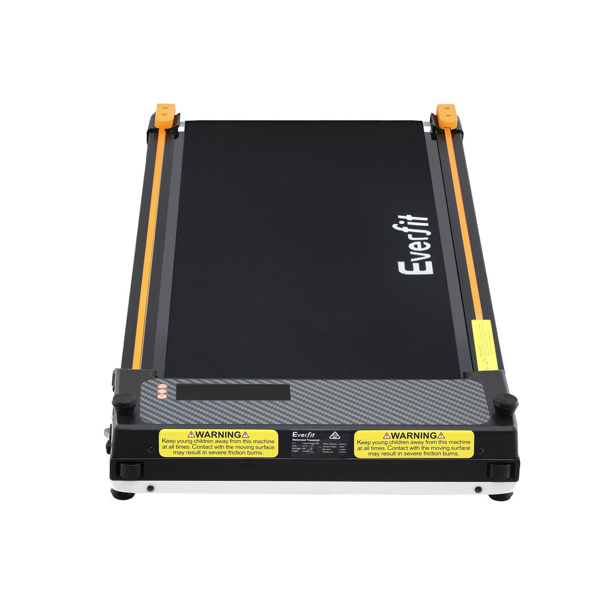 Everfit 2-in-1 Walking Pad Treadmill with Massage Function 380mm Black