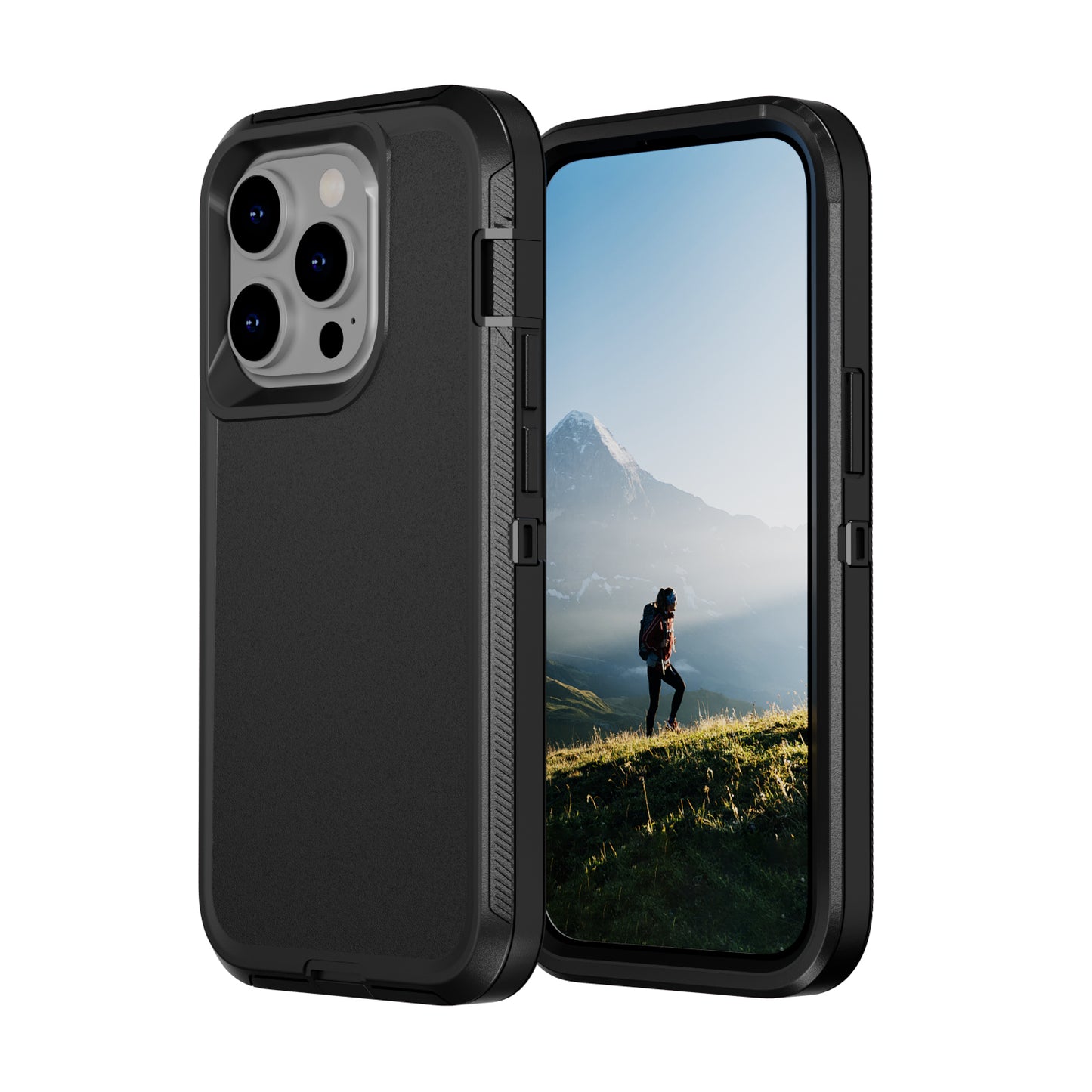 Adventurer Heavy Duty Case  for iPhone 14 Pro Max - Black