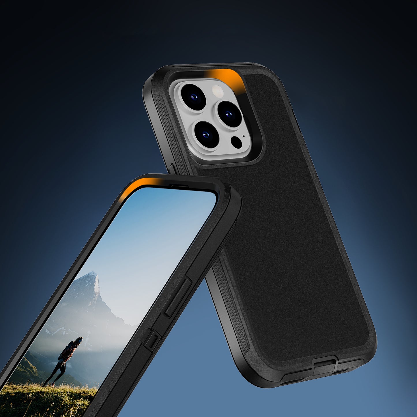 Adventurer Heavy Duty Case  for iPhone 14 Pro Max - Black