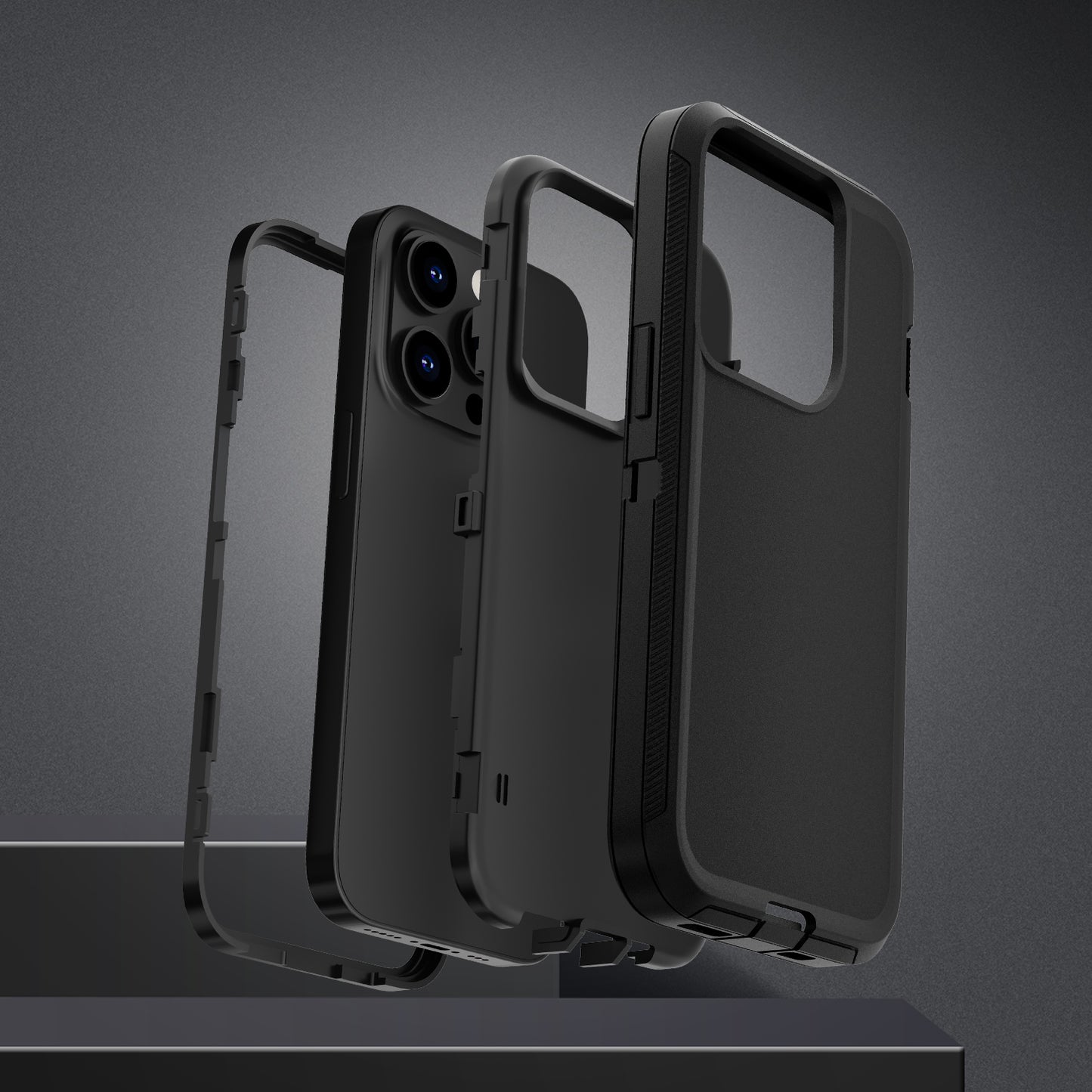 Adventurer Heavy Duty Case  for iPhone 14 Pro Max - Black