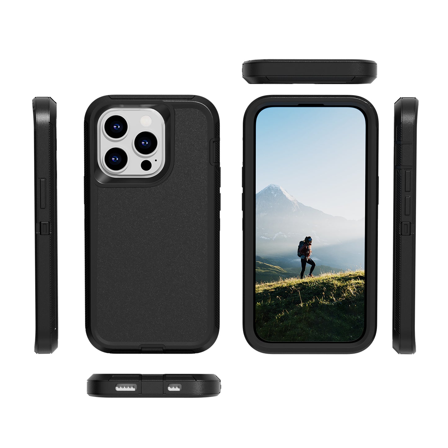 Adventurer Heavy Duty Case  for iPhone 14 Pro Max - Black