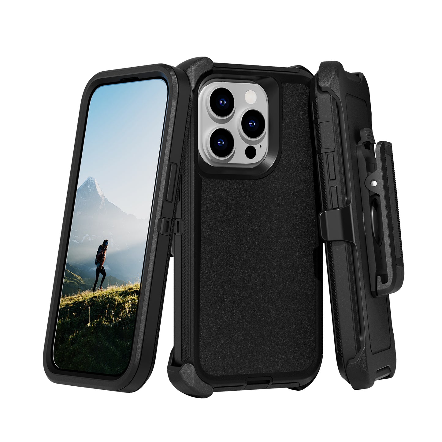 Adventurer Heavy Duty Case  for iPhone 14 Pro Max - Black