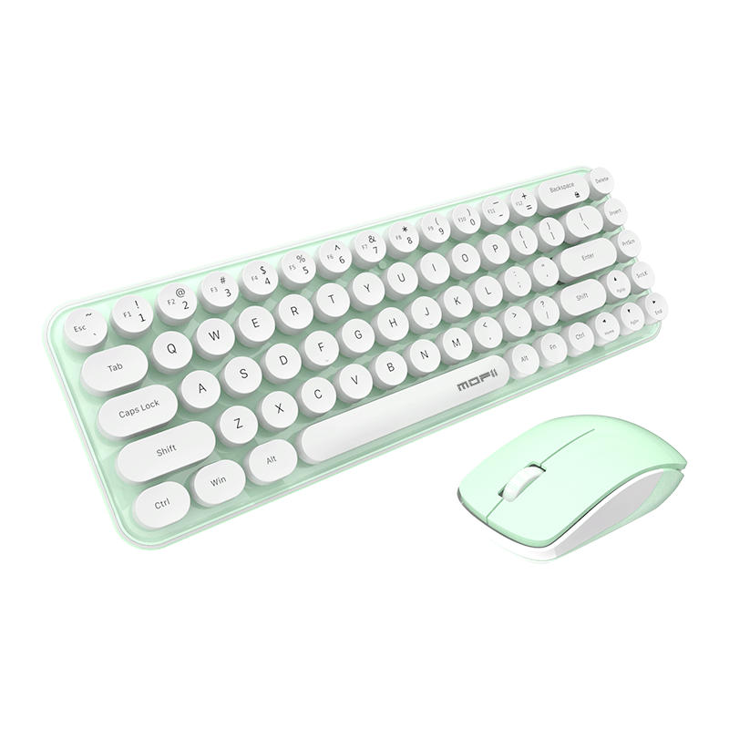 MOFII Wireless Keyboard and Mouse Set - Green