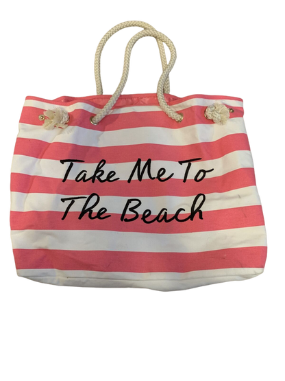 Women Canvas Stripe Handbag