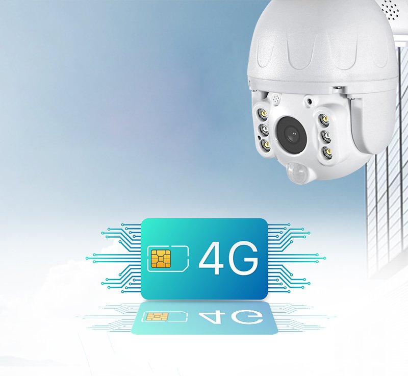 Fix4U 4G Solar Security Camera - 4MP, PIR AI Human Detection