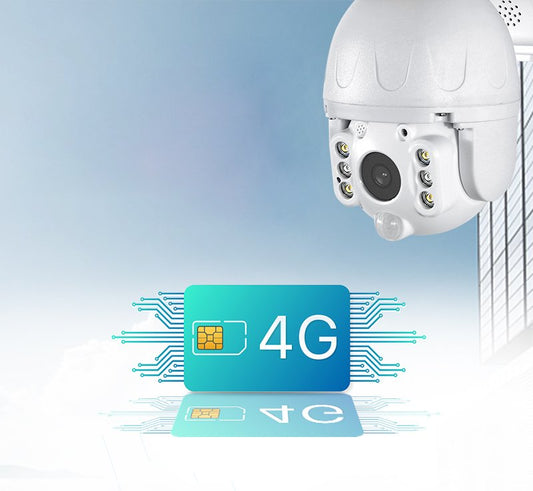 Fix4U 4G Solar Security Camera - 4MP, PIR AI Human Detection