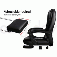 Workspace Executive Chair with Footrest