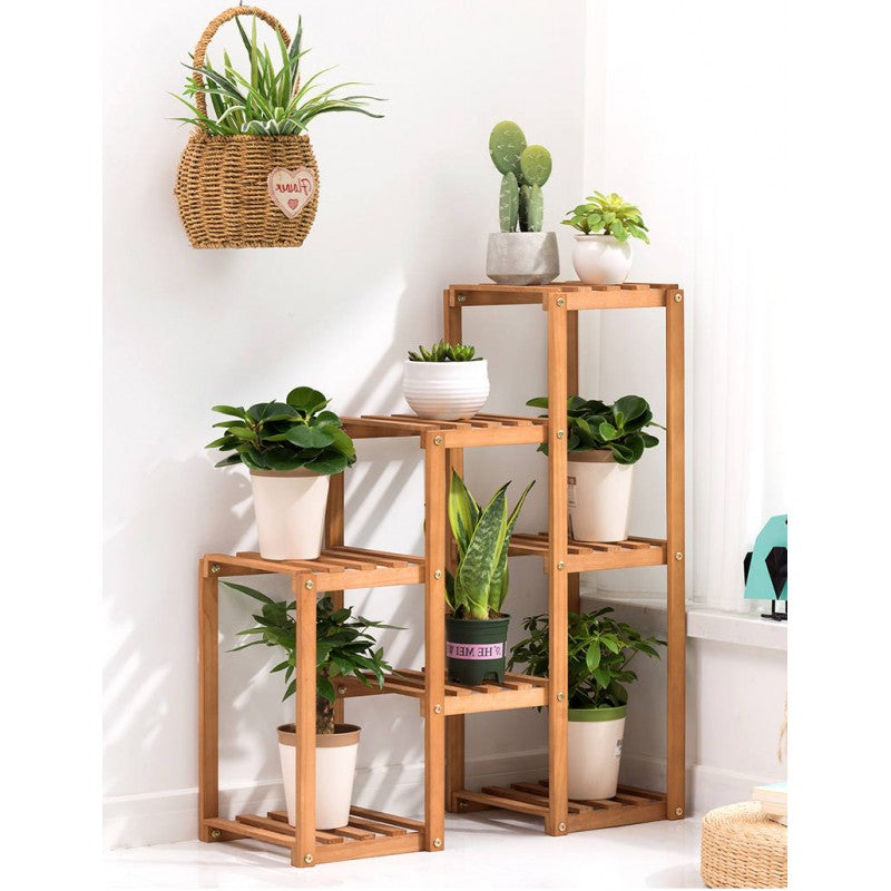 5 Tier Bamboo Plant Stand