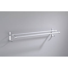 Aluminium Towel Rail with Hooks no drilling