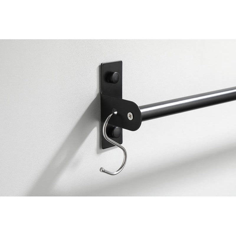 Stainless Steel Towel Rail - Matt Black