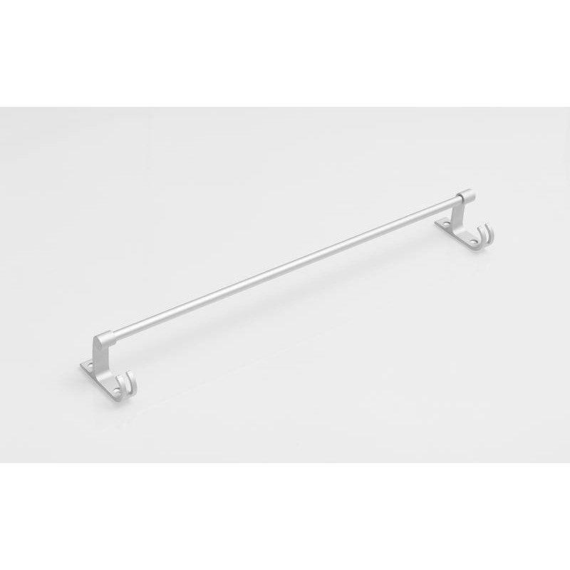 Aluminium Towel Rail with Hooks