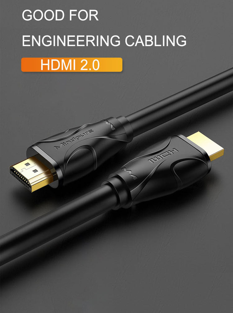 HD002 HDMI Male to Male Connection Cable (Standard Version) Black