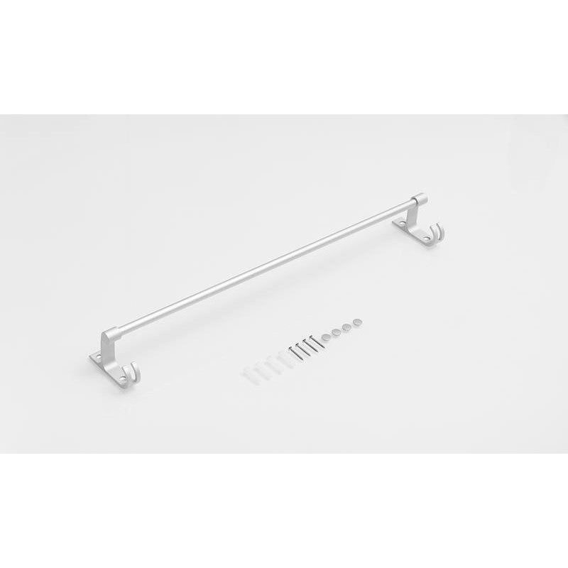 Aluminium Towel Rail with Hooks