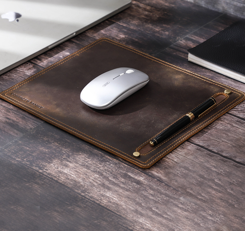 Oxford Genuine Leather Mouse Pad