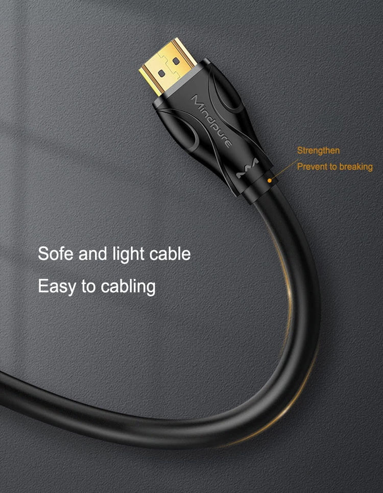 HD002 HDMI Male to Male Connection Cable (Standard Version) Black