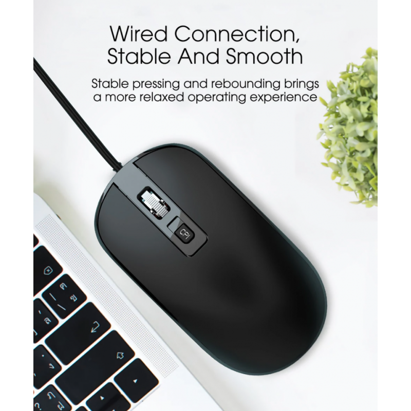 Langtu T4 Wired Silent Mouse