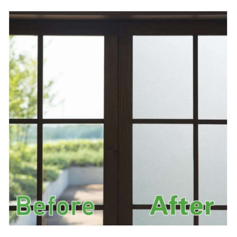 Window Frosted Glass Privacy Film 0.9 x 2m