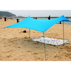 Portable sun shade beach tent shelter Blue