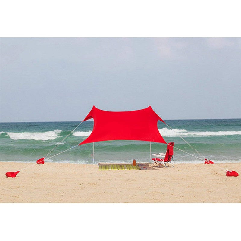Portable sun shade beach tent shelter Blue