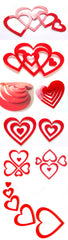 3D Wall Decoration - Heart Red