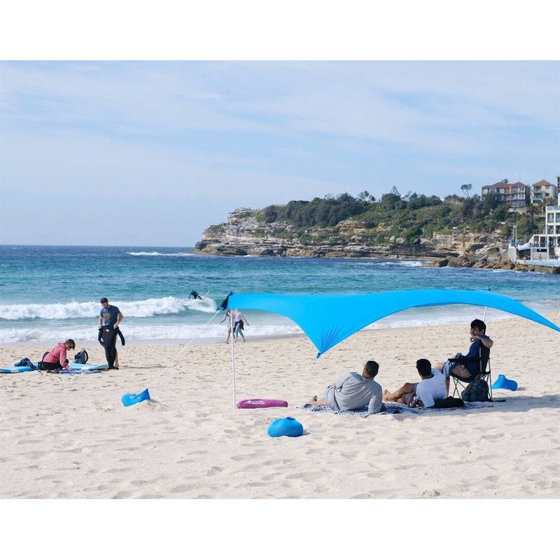 Portable sun shade beach tent shelter Blue