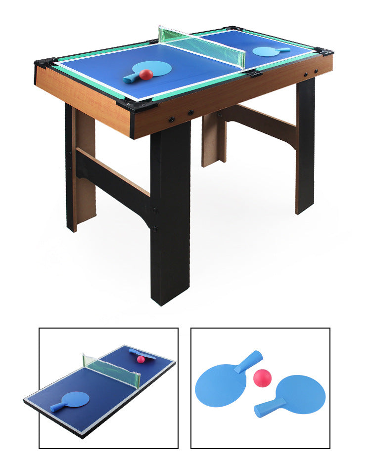 4ft 4-in-1 Soccer Table Tennis Ice Hockey Pool Game Football Foosball Kids Adult