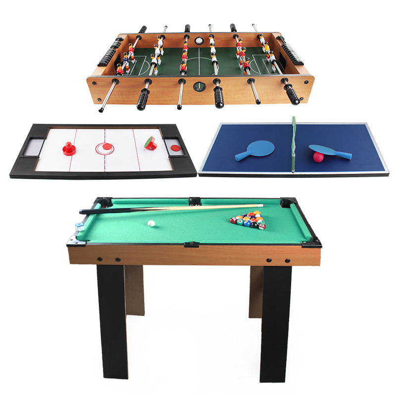 4ft 4-in-1 Soccer Table Tennis Ice Hockey Pool Game Football Foosball Kids Adult