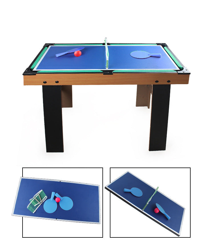 4ft 4-in-1 Soccer Table Tennis Ice Hockey Pool Game Football Foosball Kids Adult