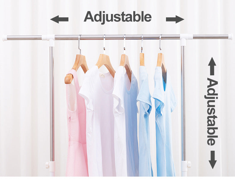 Adjustable Stainless Steel Clothes Rack 88-150cm