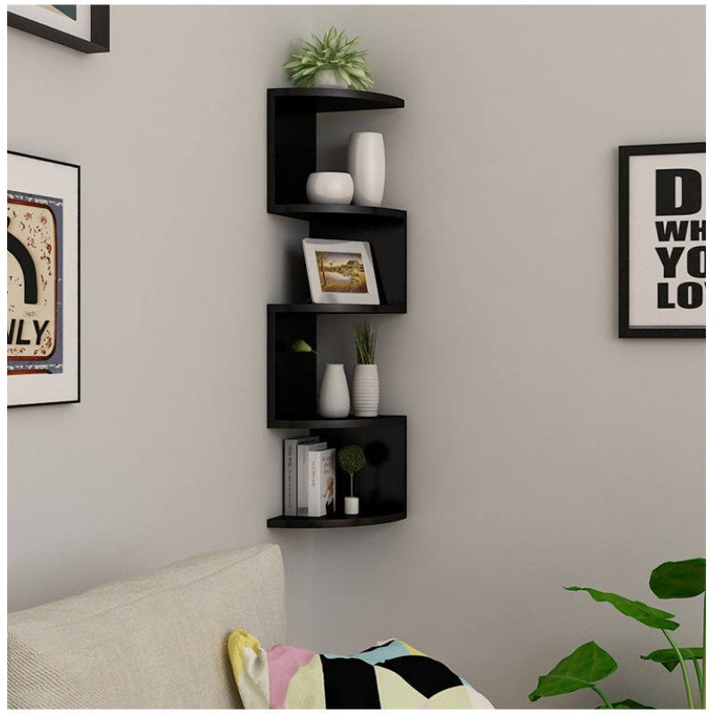 5-Tier Corner Wall Shelf