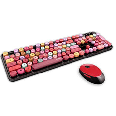 Wireless Mixed Colour Keyboard and Mouse