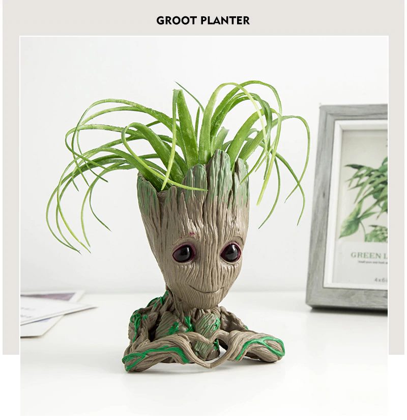 Home Garden Cute Groot Flower Pot/ Plant Pot