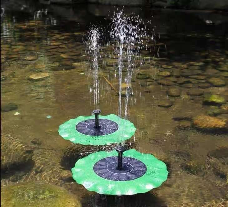 Solar Floating Pond Fountain 22cm Lotus Pump