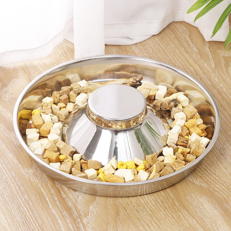 Stainless Steel Slow Feeder Dog Bowls