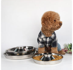 Stainless Steel Slow Feeder Dog Bowls